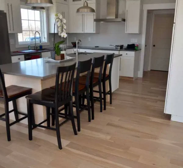Unfinished White Oak Hardwood Floors Planks Installation in a Kitchen by Wc Floors Unfinished White Oak Hardwood Floors Planks Installation in a Kitchen by Wc Floors
