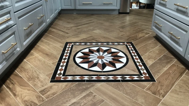 professional porcelain tile installation