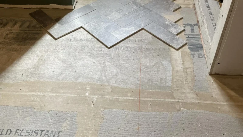 ceramic tile installation